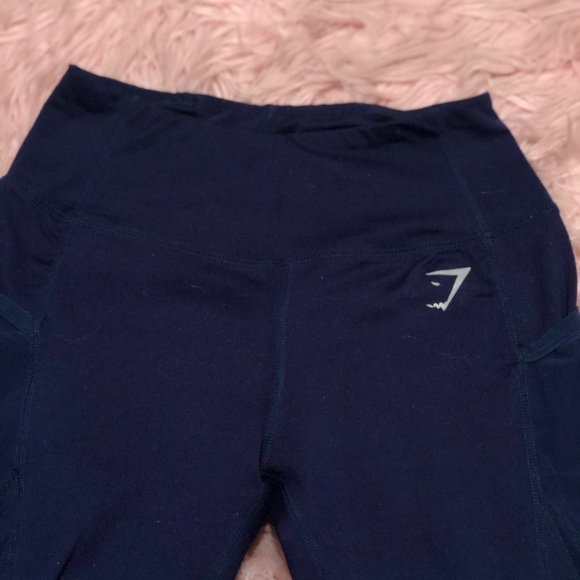 Gymshark Blue Ladies Training Mesh leggings - Picture 2 of 7